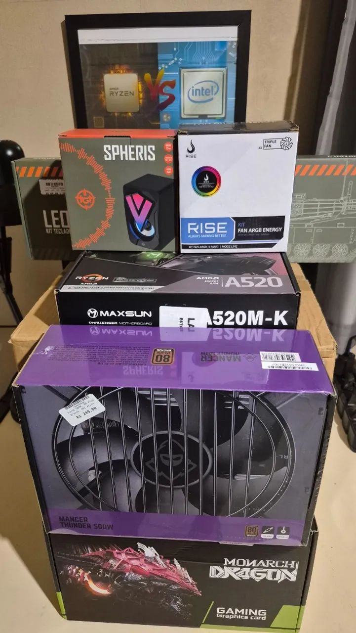 PC Ryzen 5 RX 580 8GB com garantia e brindes! - Foto 4