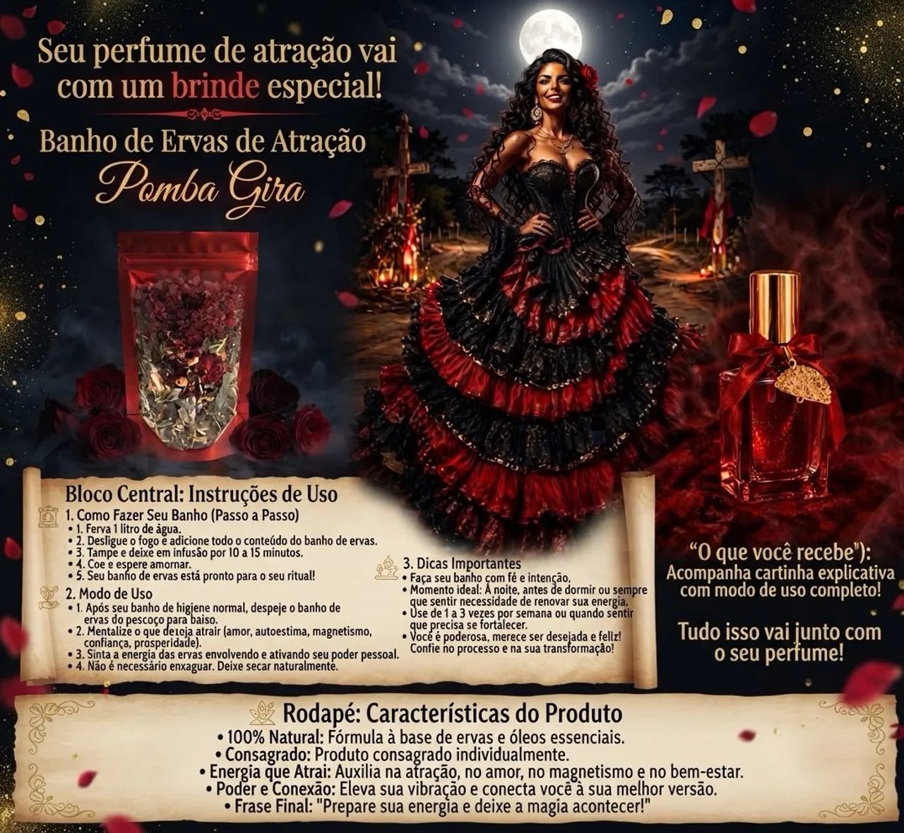 Perfume atração Pomba gira - Foto 3