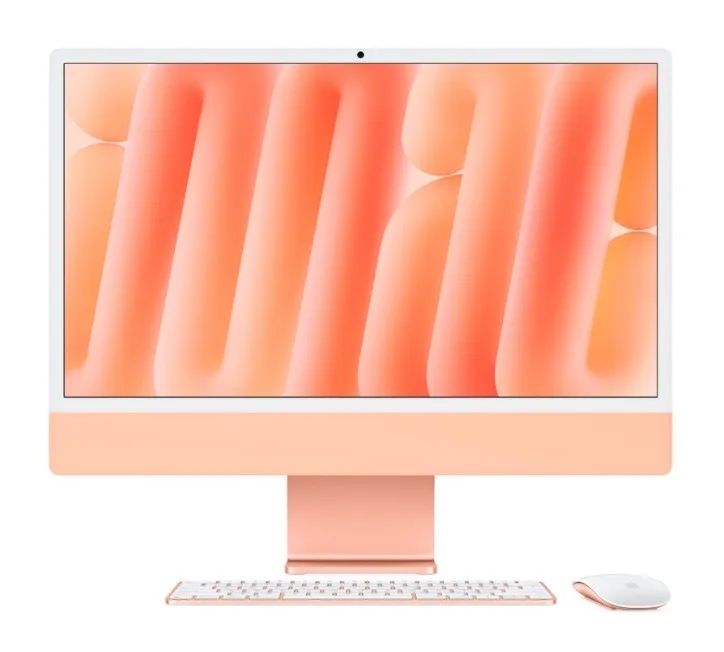 iMac Apple M4 16Gb/256Gb 8-core LARANJA - Novo/Lacrado