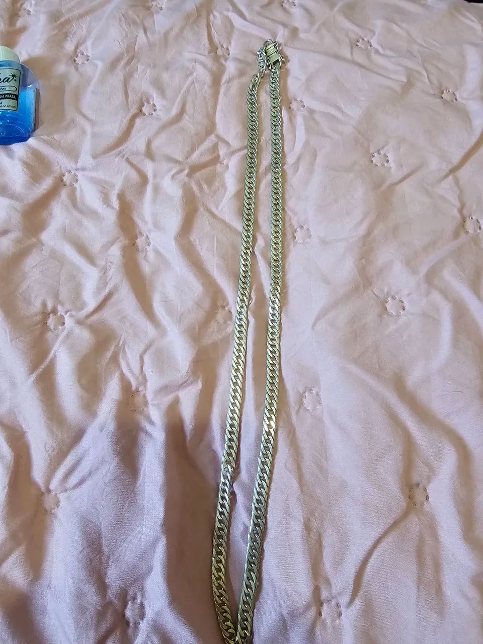 Corrente Prata 70cm e 14mm