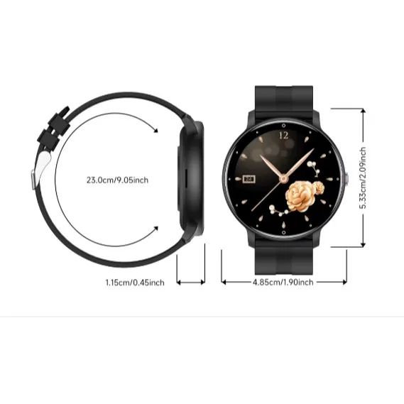 NOVO Smartwatch com tela de 1.5 polegadas para android/ios, chamada sem fio, esportes
