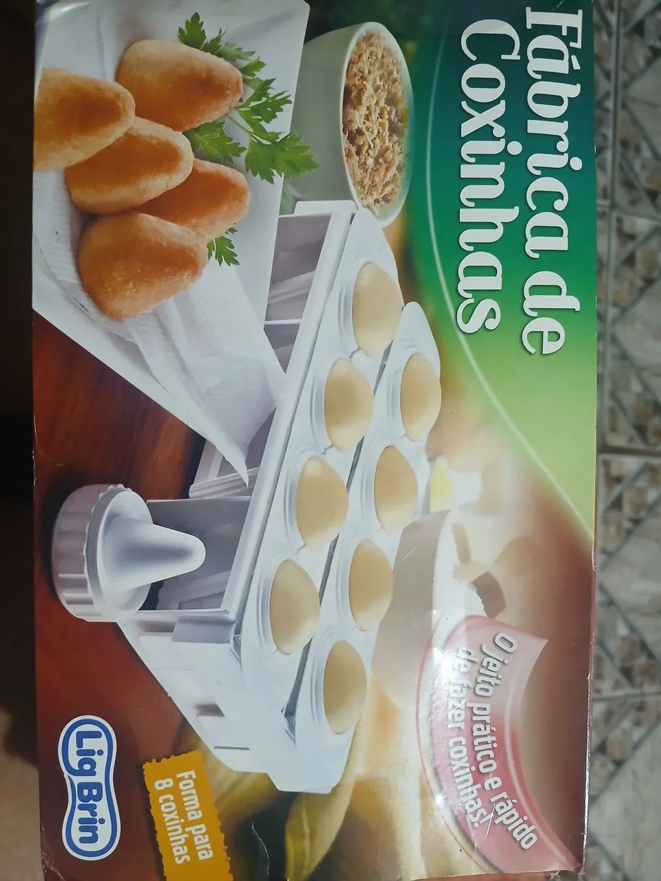 Forma para 8 coxinhas