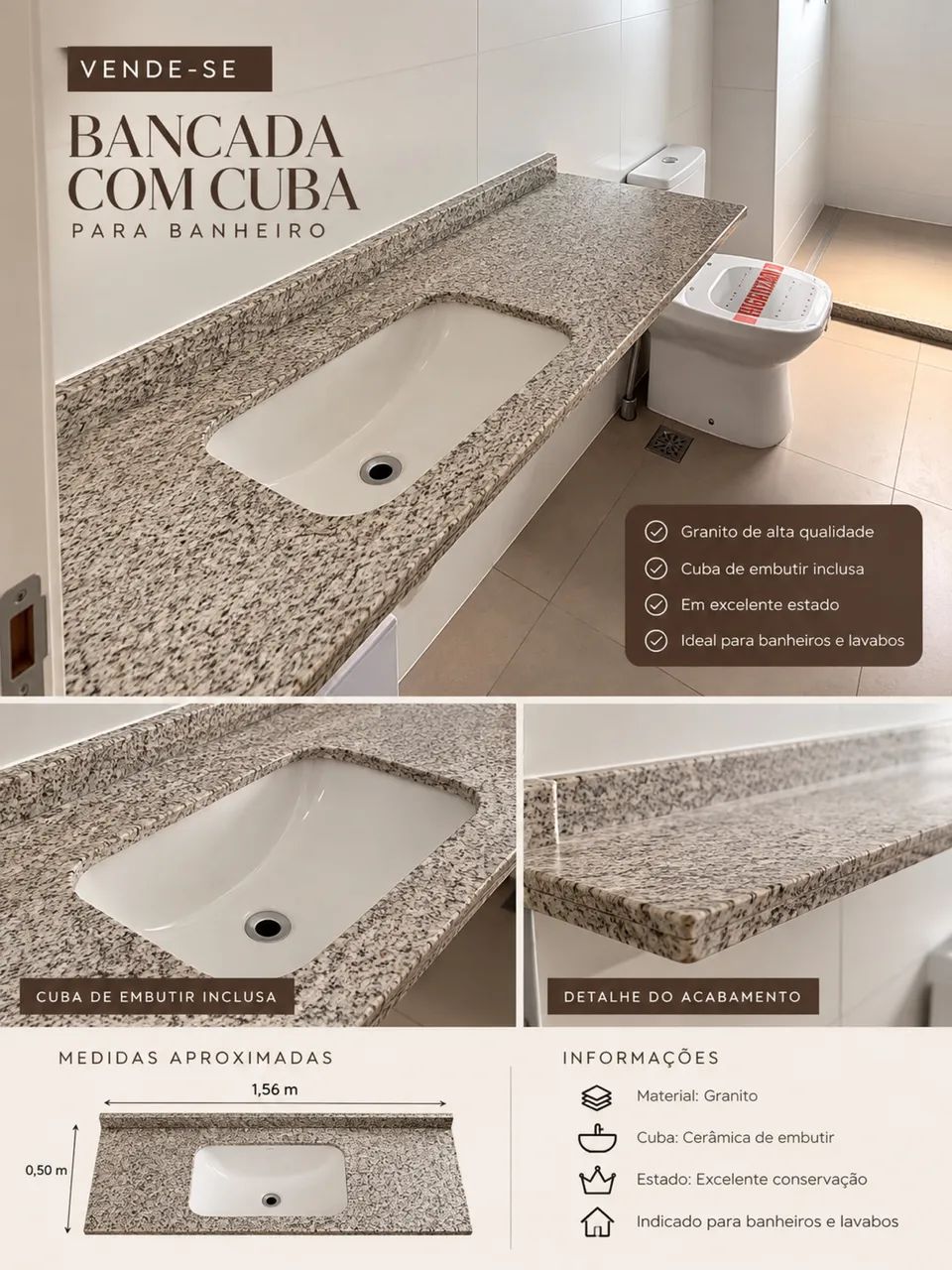 Bancada + Cuba  - Foto 2