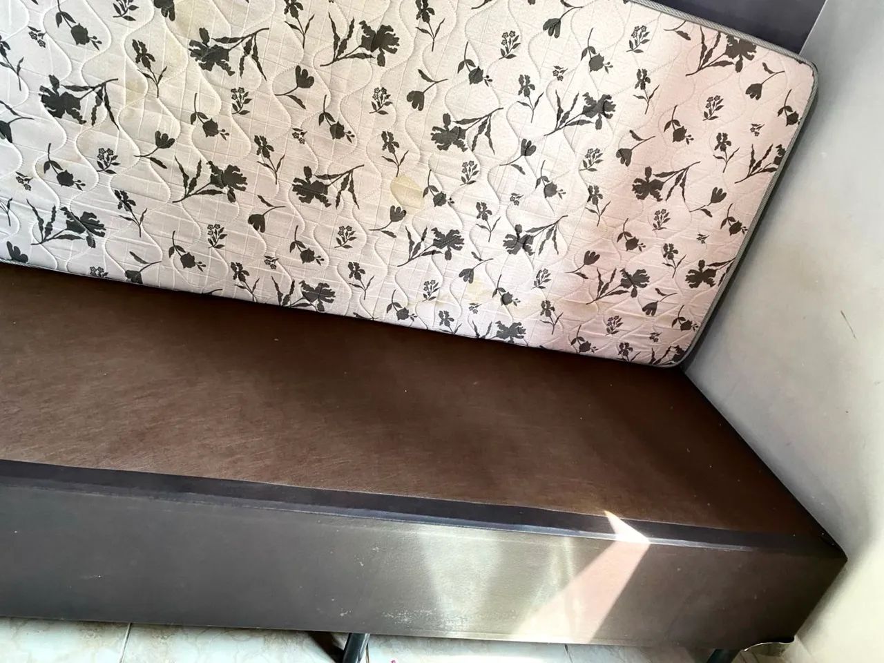 CAMA BOX DE SOLTEIRO + COLCHÃO 