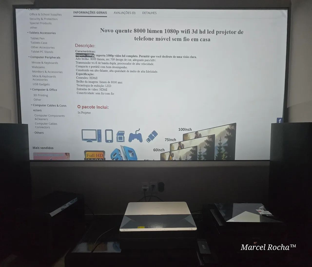 Projetor 4k uhd ChiQ B8u