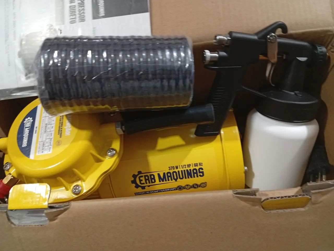 Compressor de ar 1/2 HP 370w - Foto 5