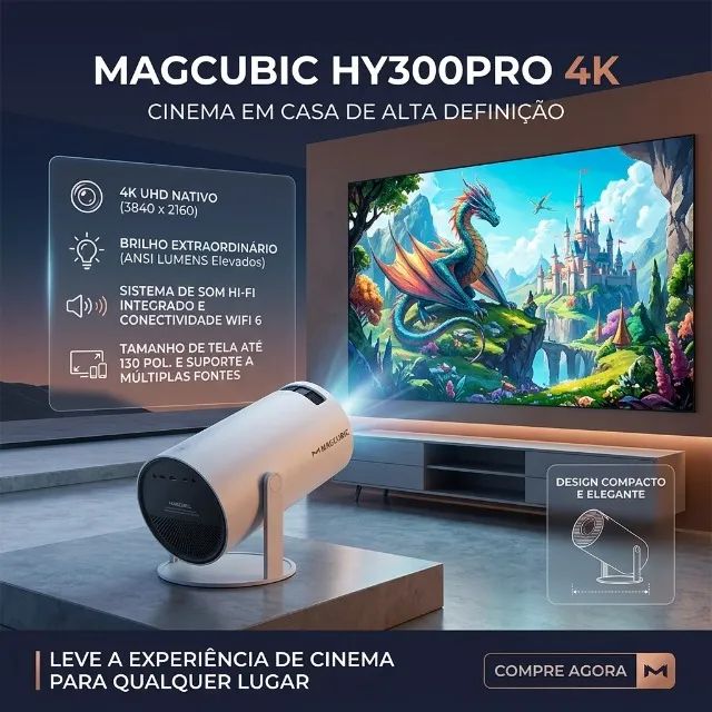 Projetor Magcubic HY300PRO 8K - Foto 2