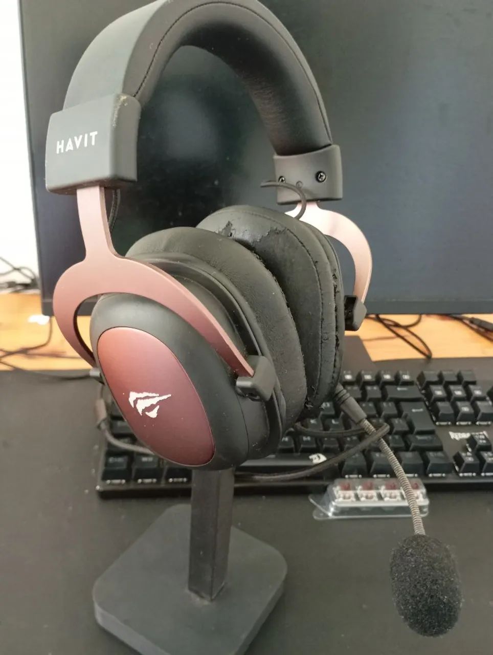Headset Havit + Suporte