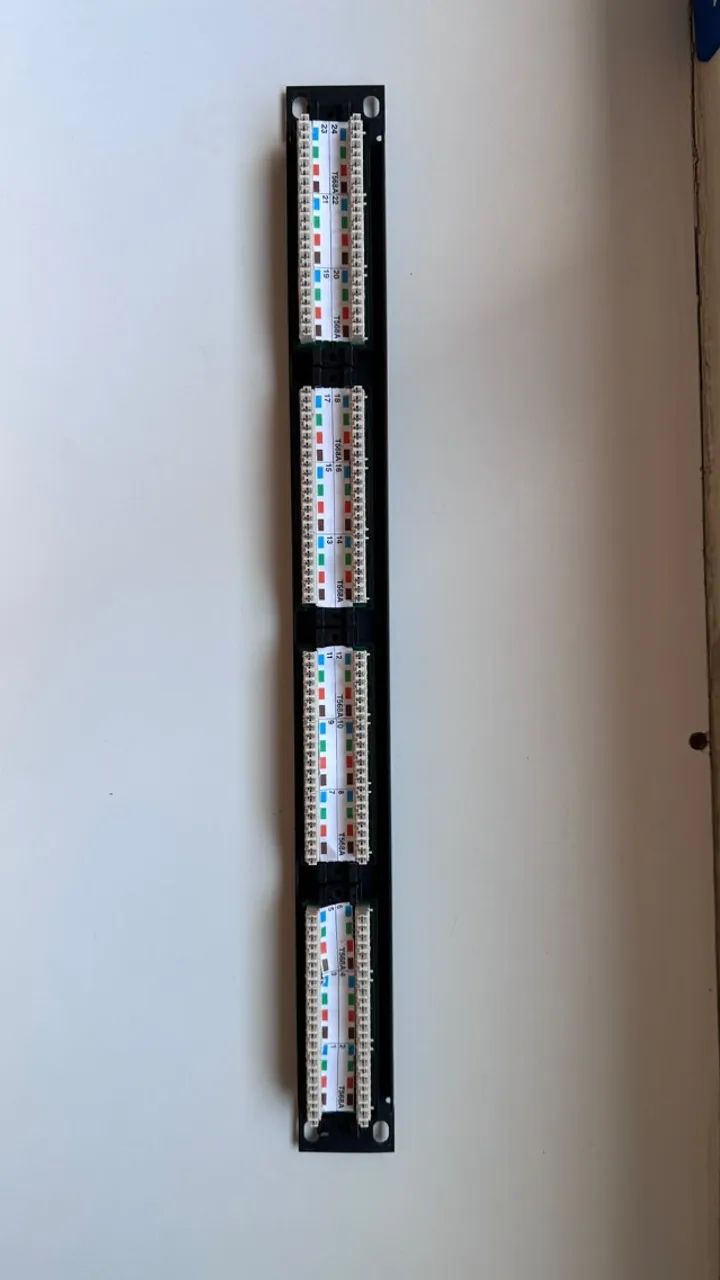 Patch Panel Cat5e 24 Portas - Usado - Foto 2