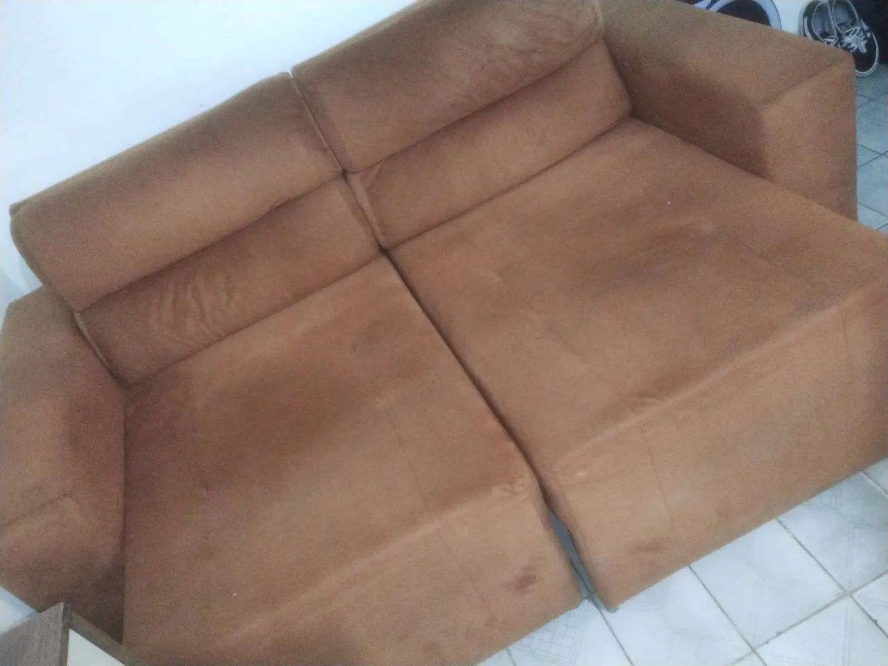 Sofá retrátil - semi-novo com 3 acentos  - Foto 2
