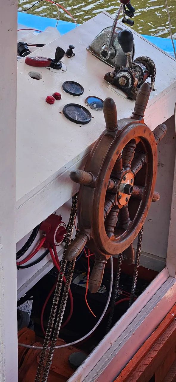 Barco bote chalupa motor mwm 4cc, envenenado 02/2026, parte elétrica nova. - Foto 6