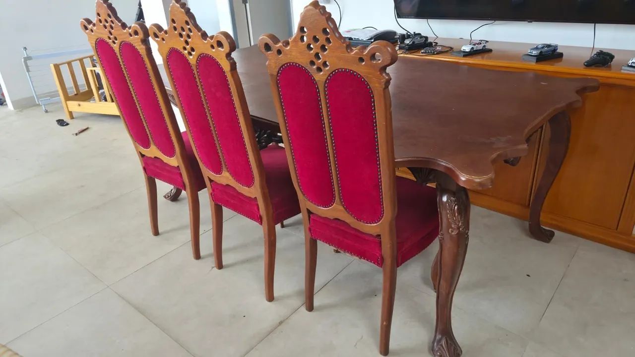 Cadeiras de jantar estilo barroco/ renascentista - Foto 5
