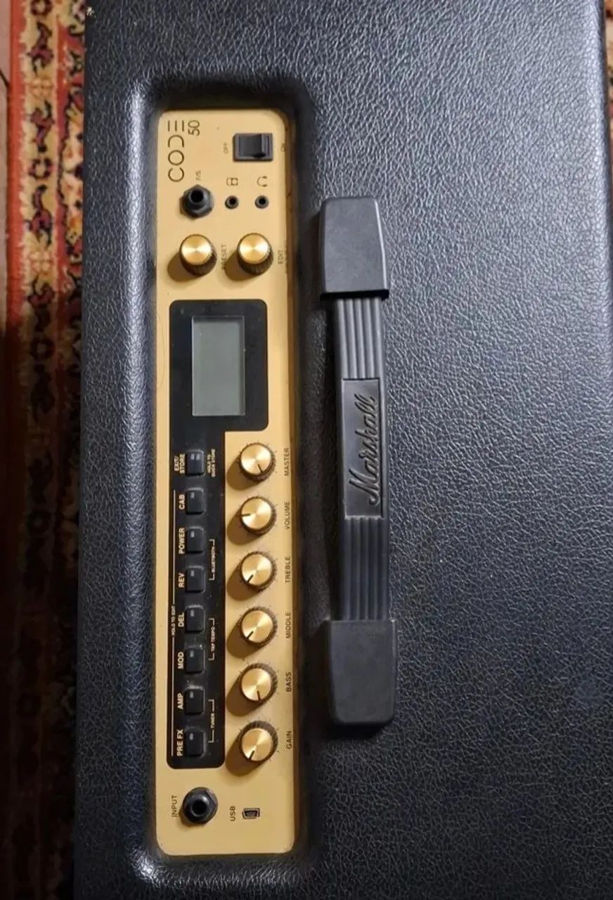 Amp Marshall Code 50 + footcontroller frete grátis sp-sp abc - Foto 4