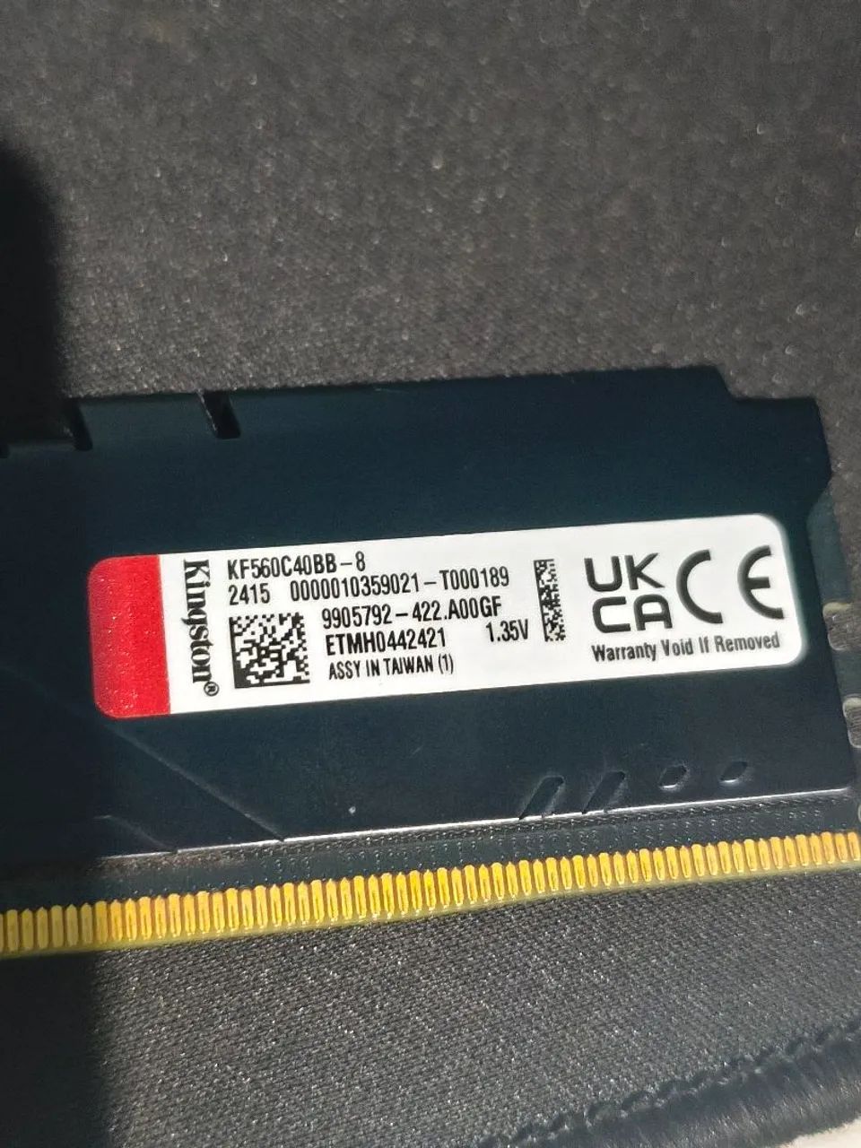 Memória ram ddr5 8gb pouco usado - Foto 3
