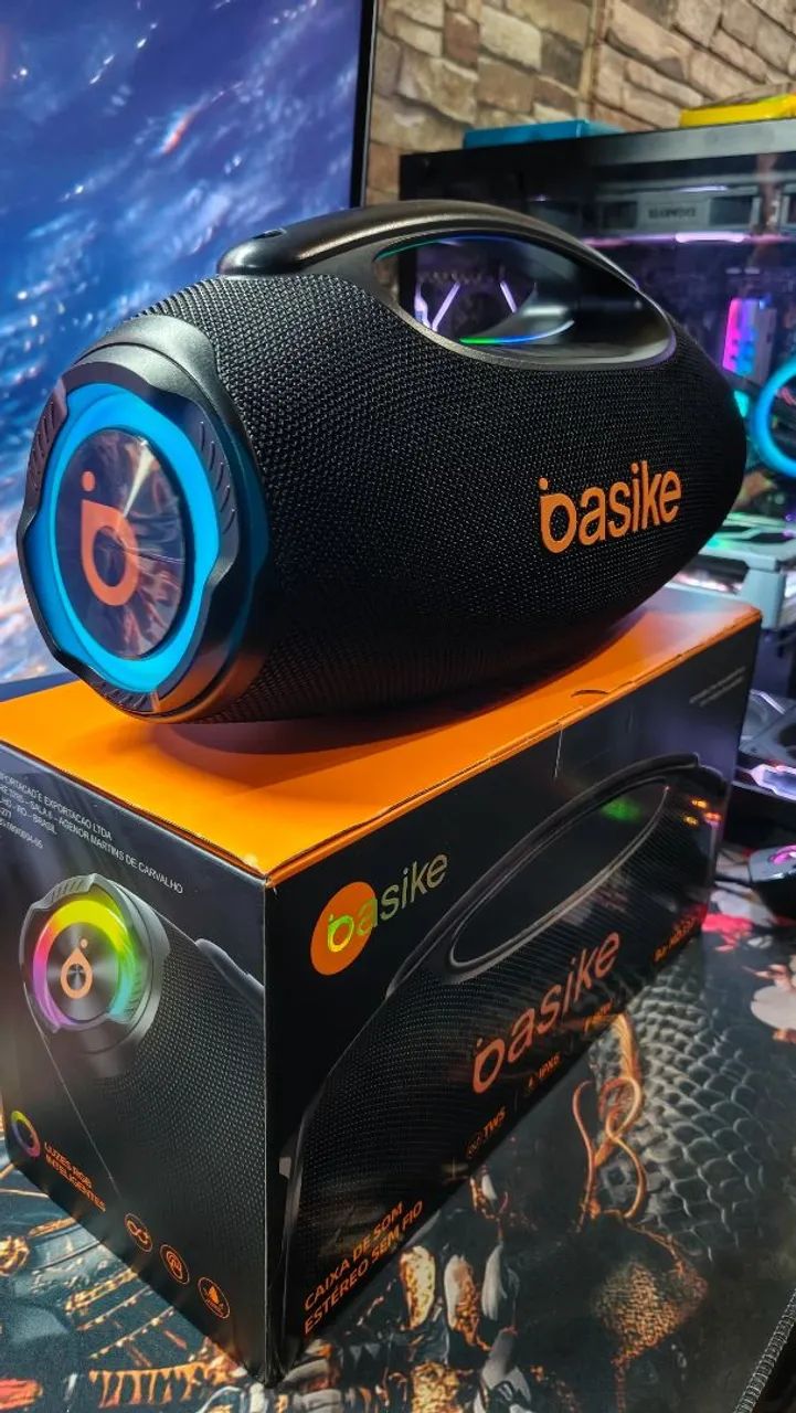 Caixa de Som Boombox Basile 80W sem Bluetooth  - Foto 2