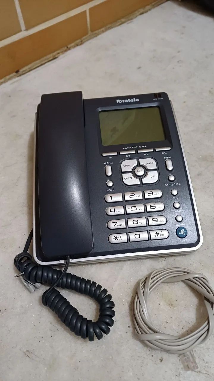 Aparelho de telefone fixo com identificador de chamadas  - Foto 2