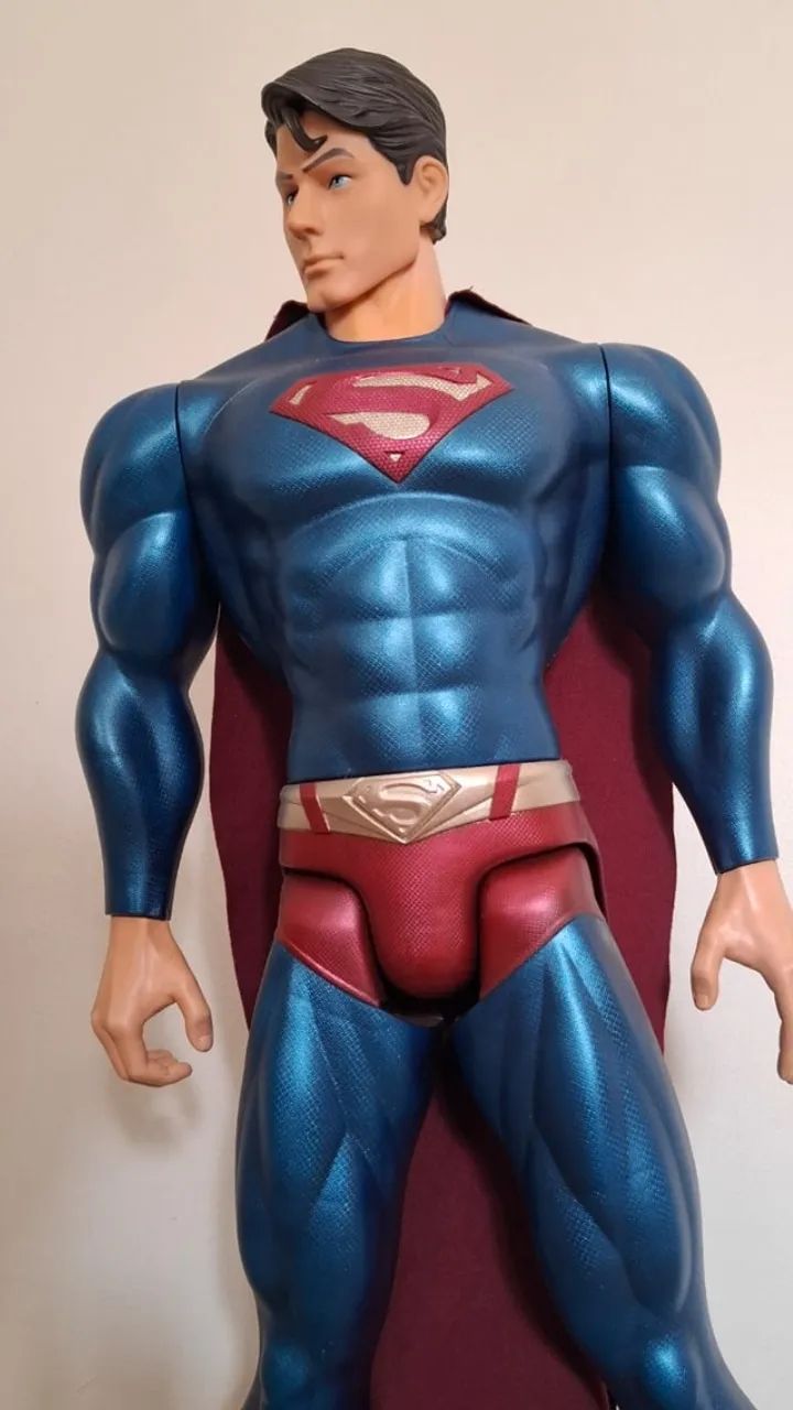Boneco Superman Returns Custom Brandon Routh 75cm 2006 Mattel - Foto 5