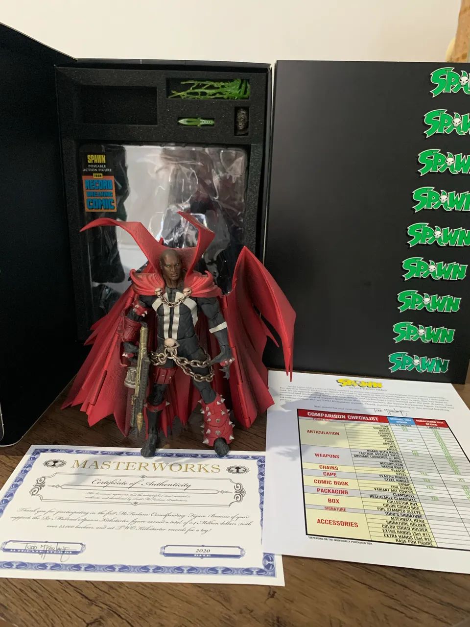 Spawn modern kickstarter Mcfarlane Novo 
