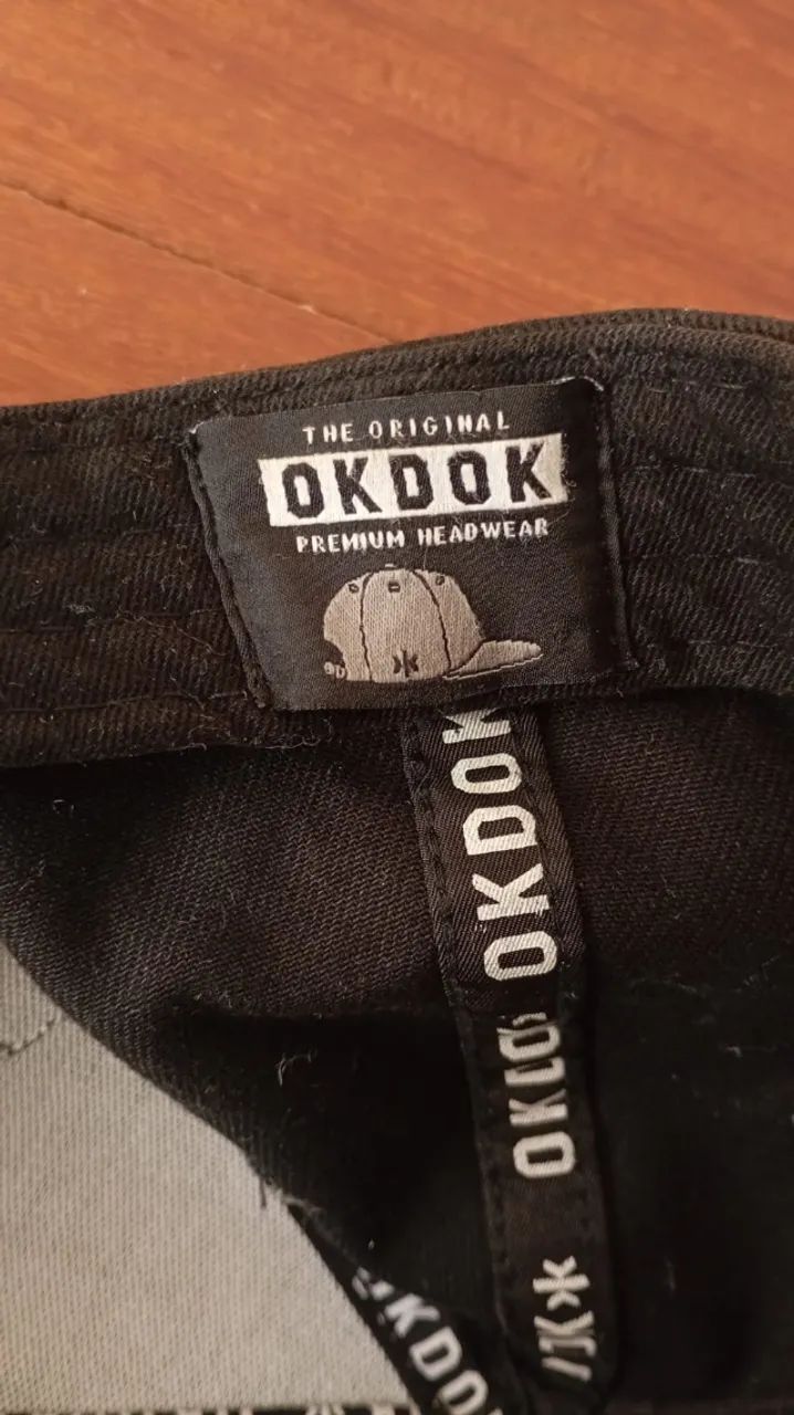 boné okdok preto com cinza masculino - Foto 4