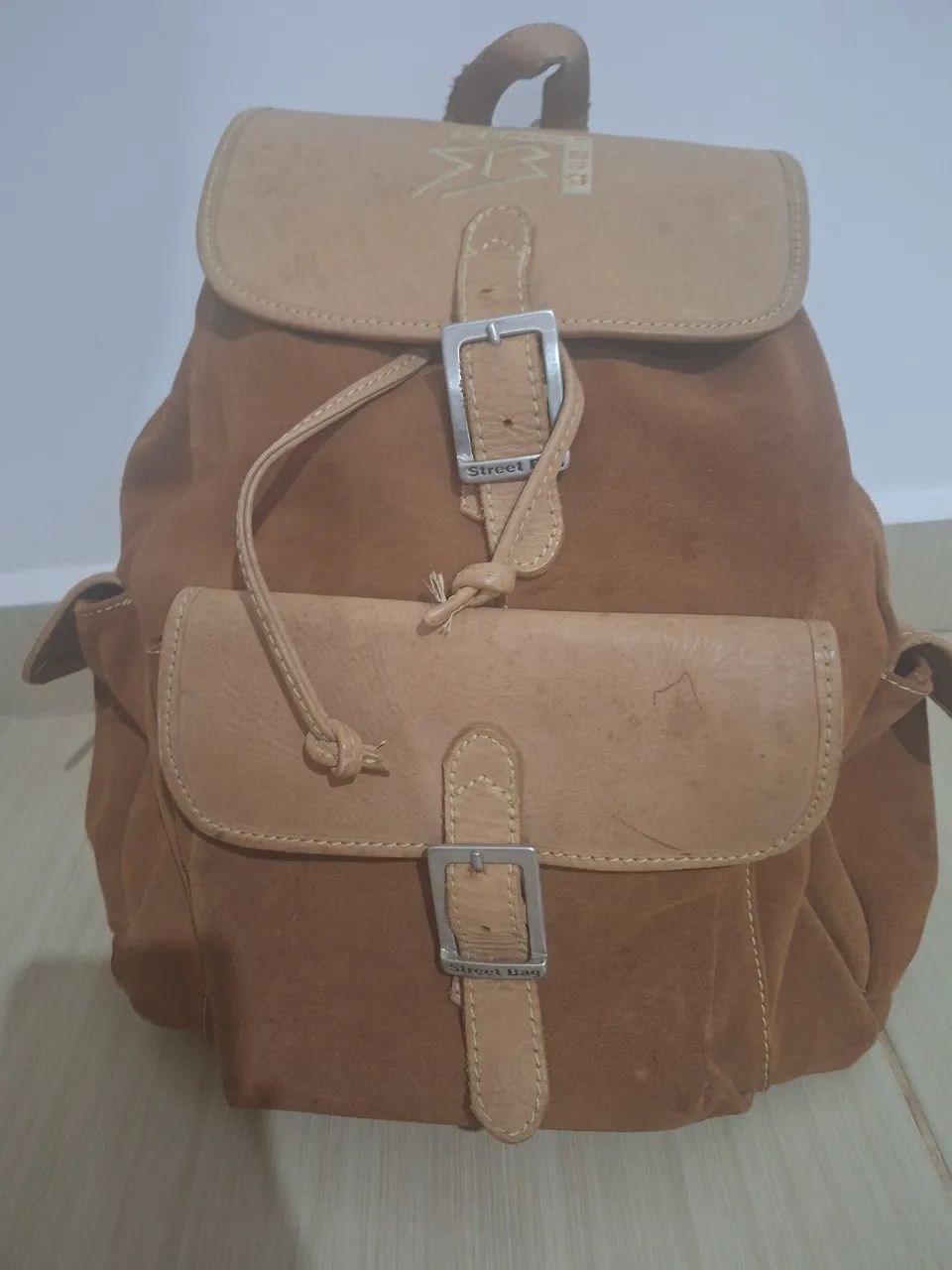 Mochila de couro legítimo - Foto 5