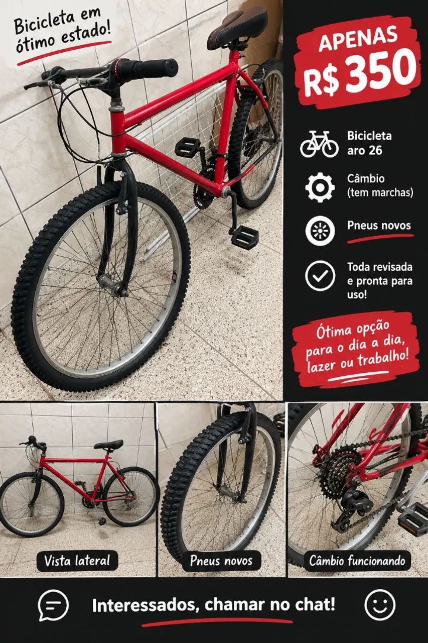 Bicicleta aro 26