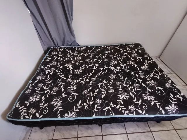 Cama Box Casal D33 c/ Colchão de12cm