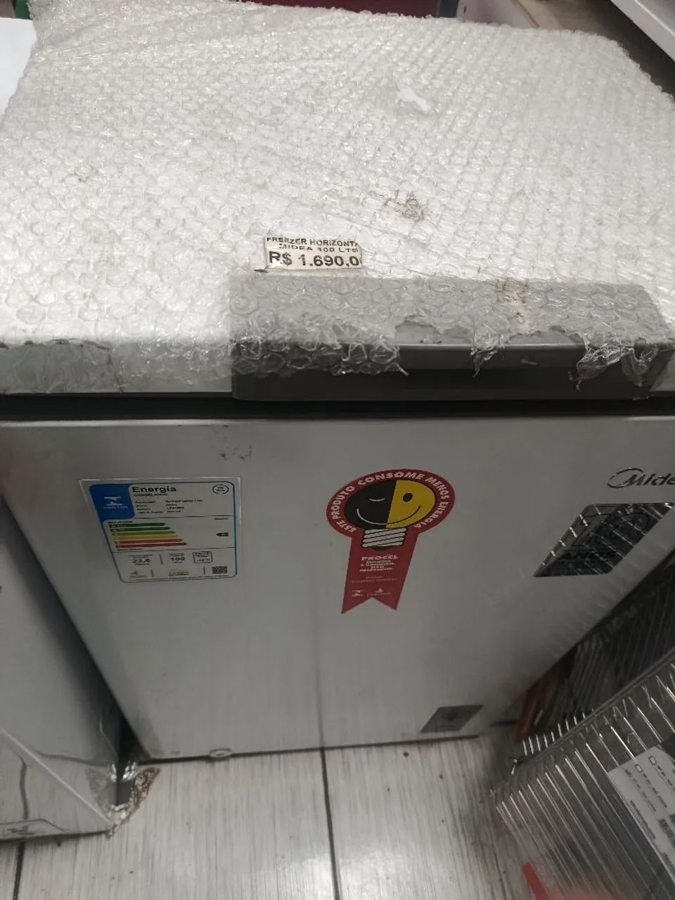 Freezer Midea horizontal 100 litros