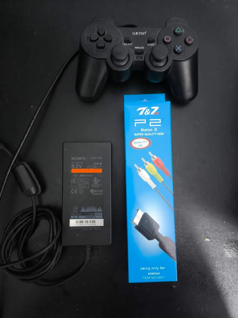 VENDO PS2 SLIM COM LEITOR FUNCIONANDO  - Foto 2