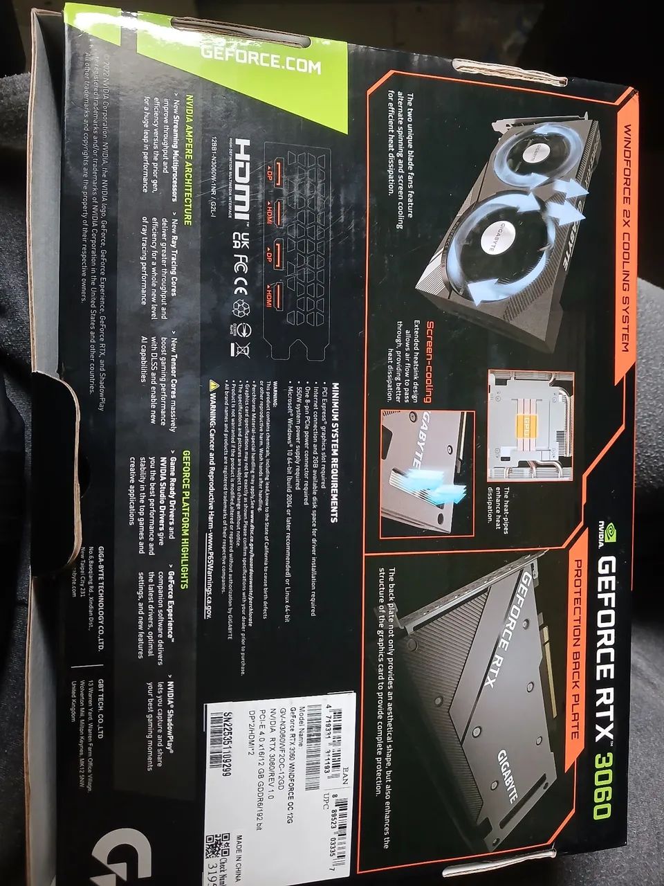 Placa de Video RTX 3060 12GB Windforce OC - Foto 3