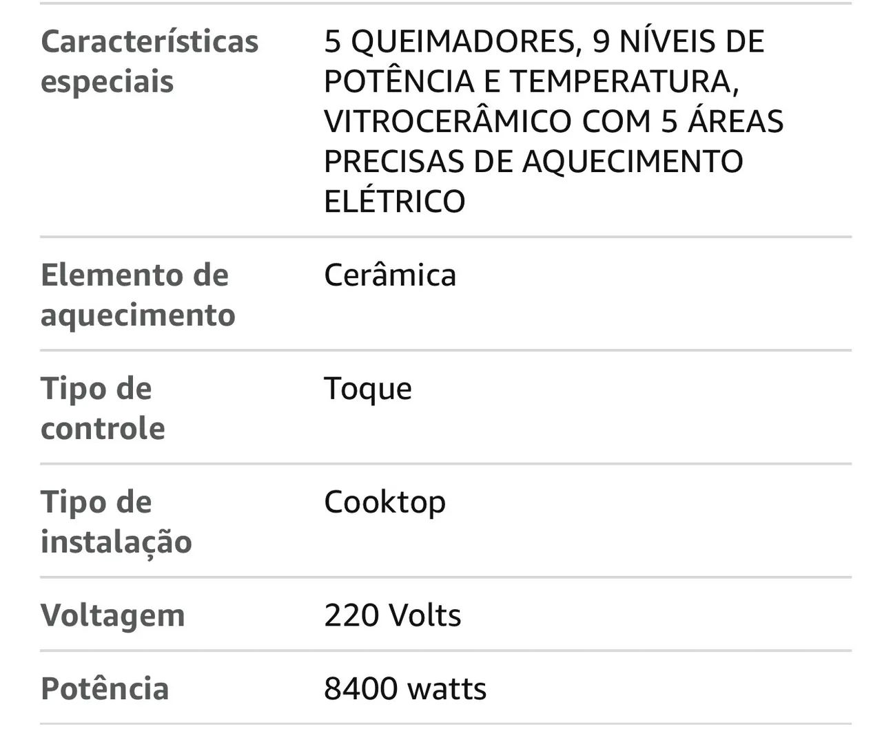 Cooktop de indução  - Foto 5