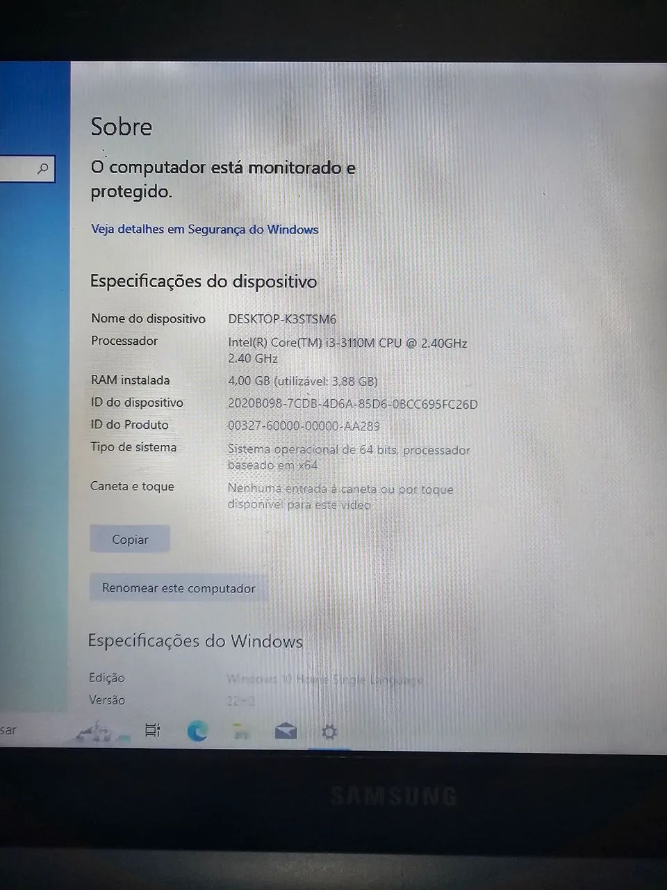Notebook samsung np270e5g - Foto 4