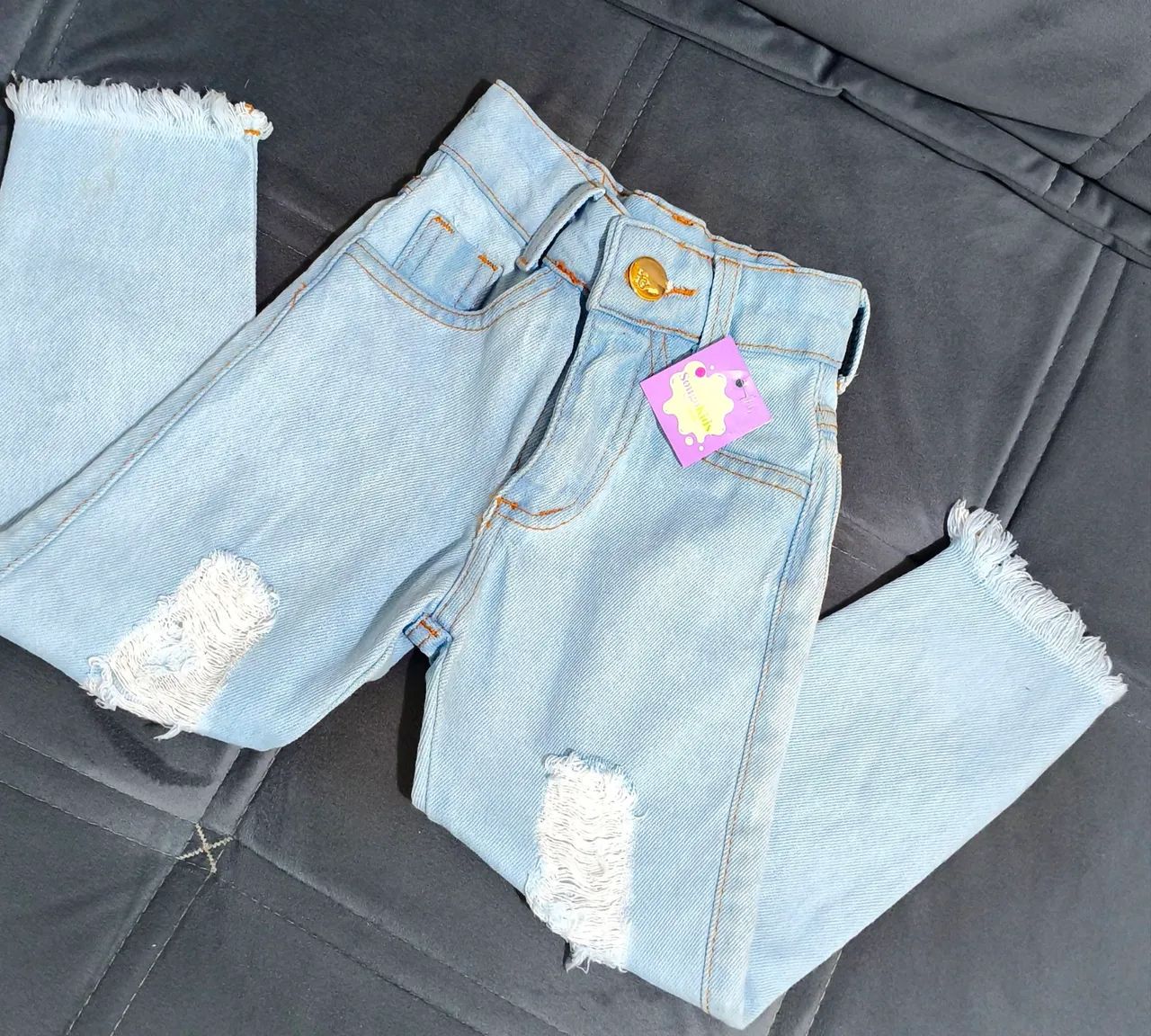 Calça jeans infantil 2 anos - Foto 2