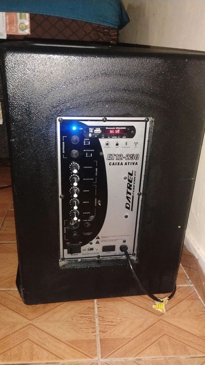 Caixa de som datrel 300w RMS  - Foto 2