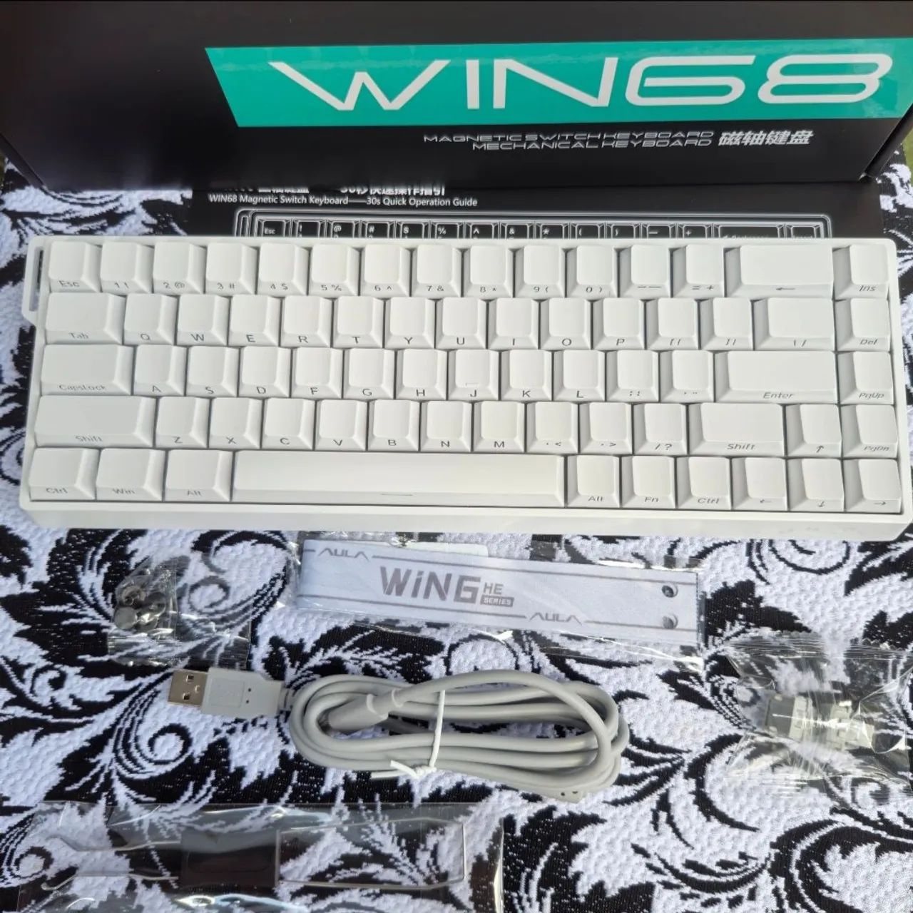 Teclado Magnético AULA WIN68 HE Hall Effect Rapid Trigger 8000Hz<br> - Foto 2