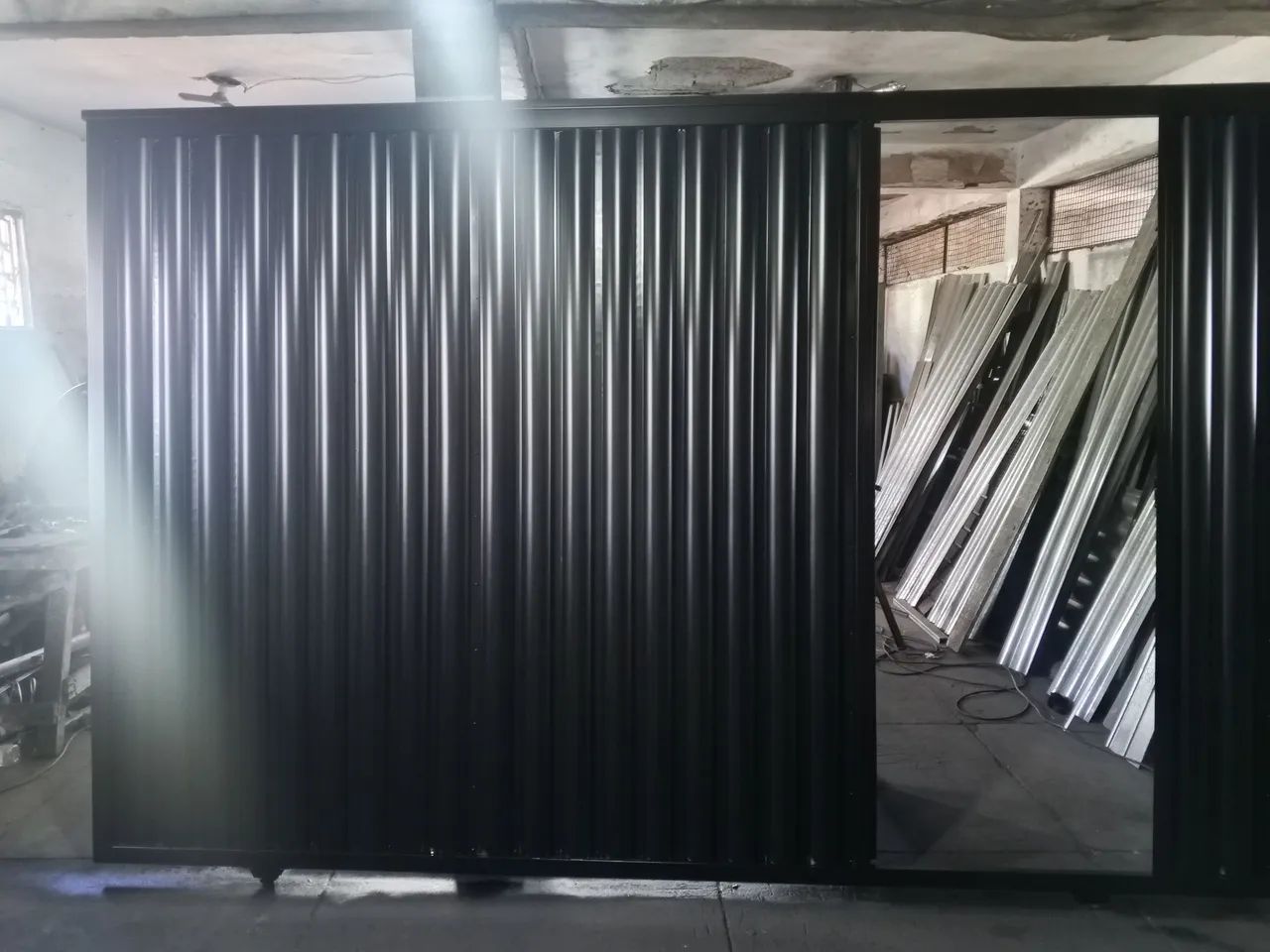Portão com porta 