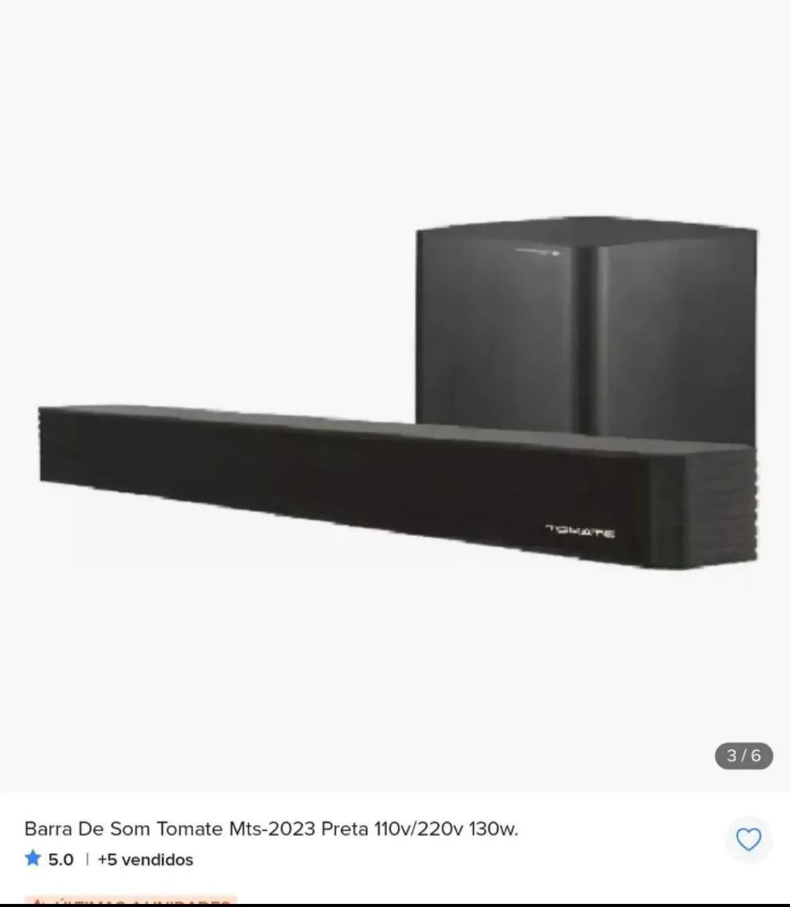 Sound bar tomate