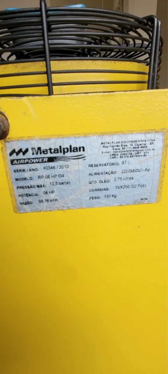 Compressor de parafuso - Metalplan - Foto 2