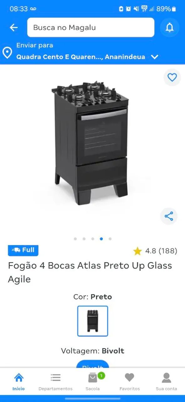 FOGÃO 4 BOCAS - Foto 2