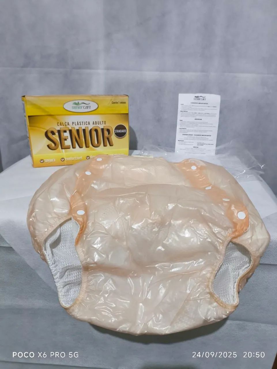 Calça plástica adulto 