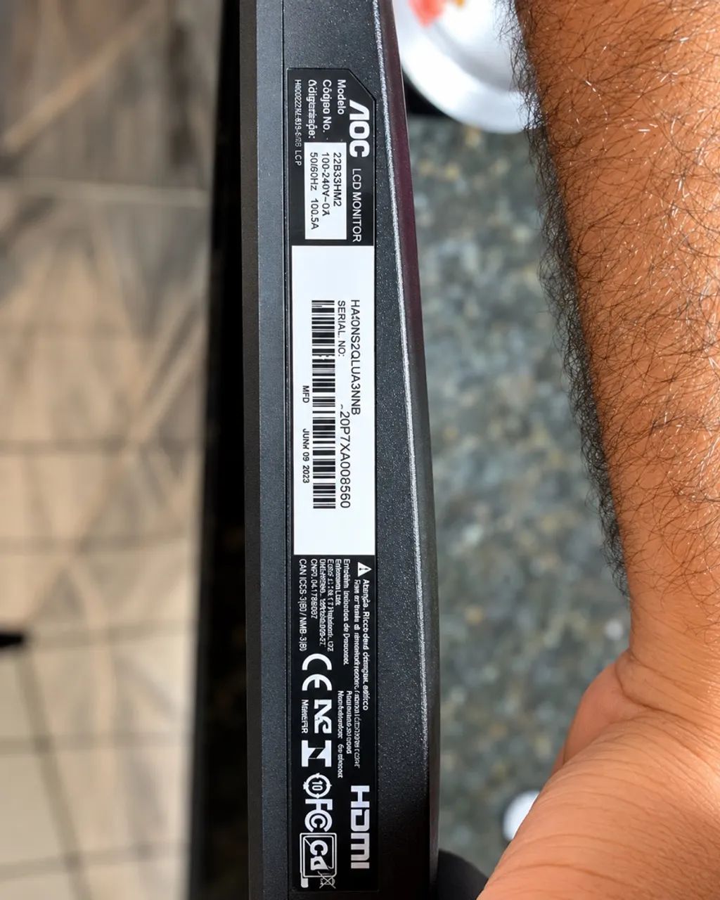 Monitor AOC 22? Full HD 120Hz HDMI - 22B35HM23 - Foto 4
