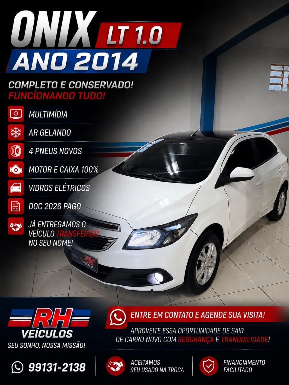 Chevrolet Onix Hatch LT 1.0 8V Flex Power Mec. 4P 2014