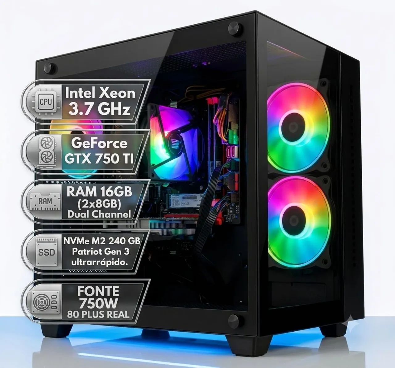 PC GAMER NOVO - MONTADO E PRONTO PARA JOGAR