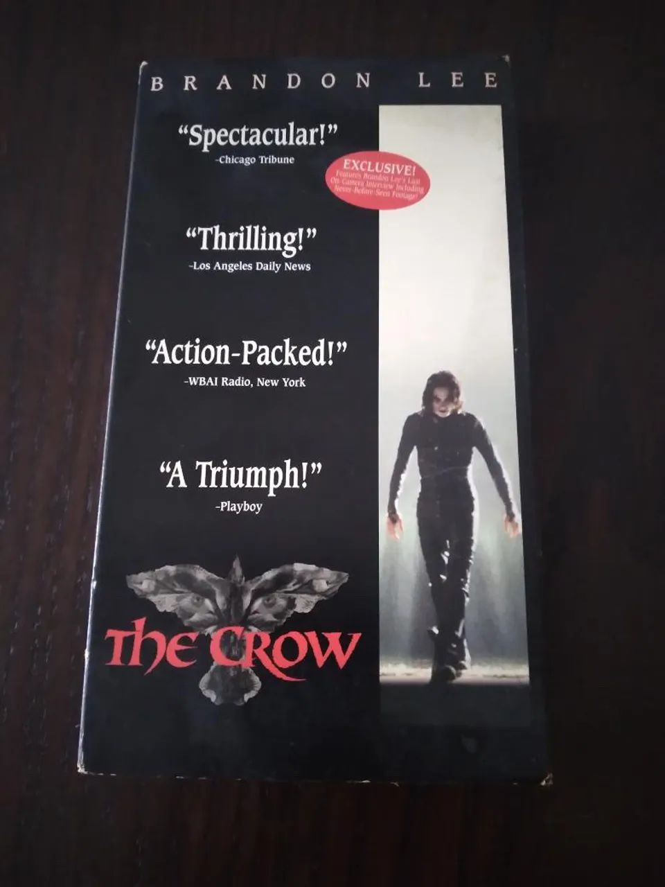 THE CROW VHS IMPORTADA 1994