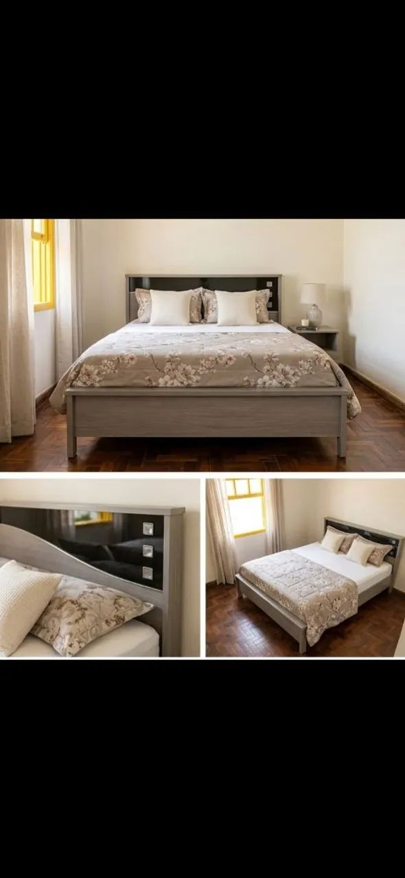Cama King com colchão e capa colchão  - Foto 2
