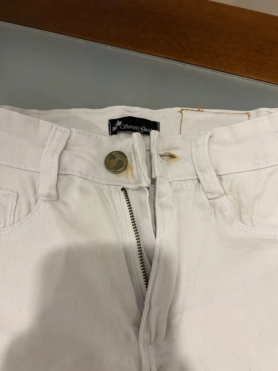 calça jeans branca - Foto 3