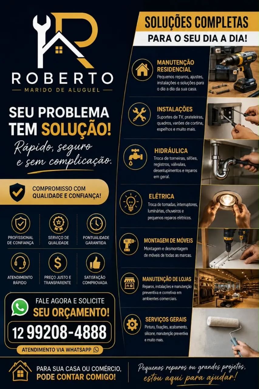 Marido de aluguel | reparos e consertos