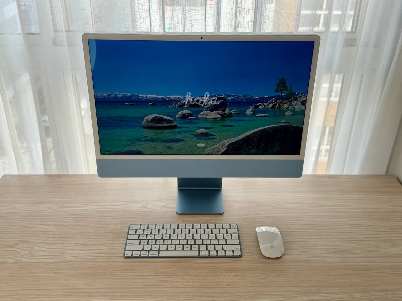 iMac 2021 M1 24インチ8GB/256GB ブルー COMPUTADOR APPLE IMAC M1 8GB 256GB SSD 24` 4.5K RETINA MGPK3BZ/A AZUL