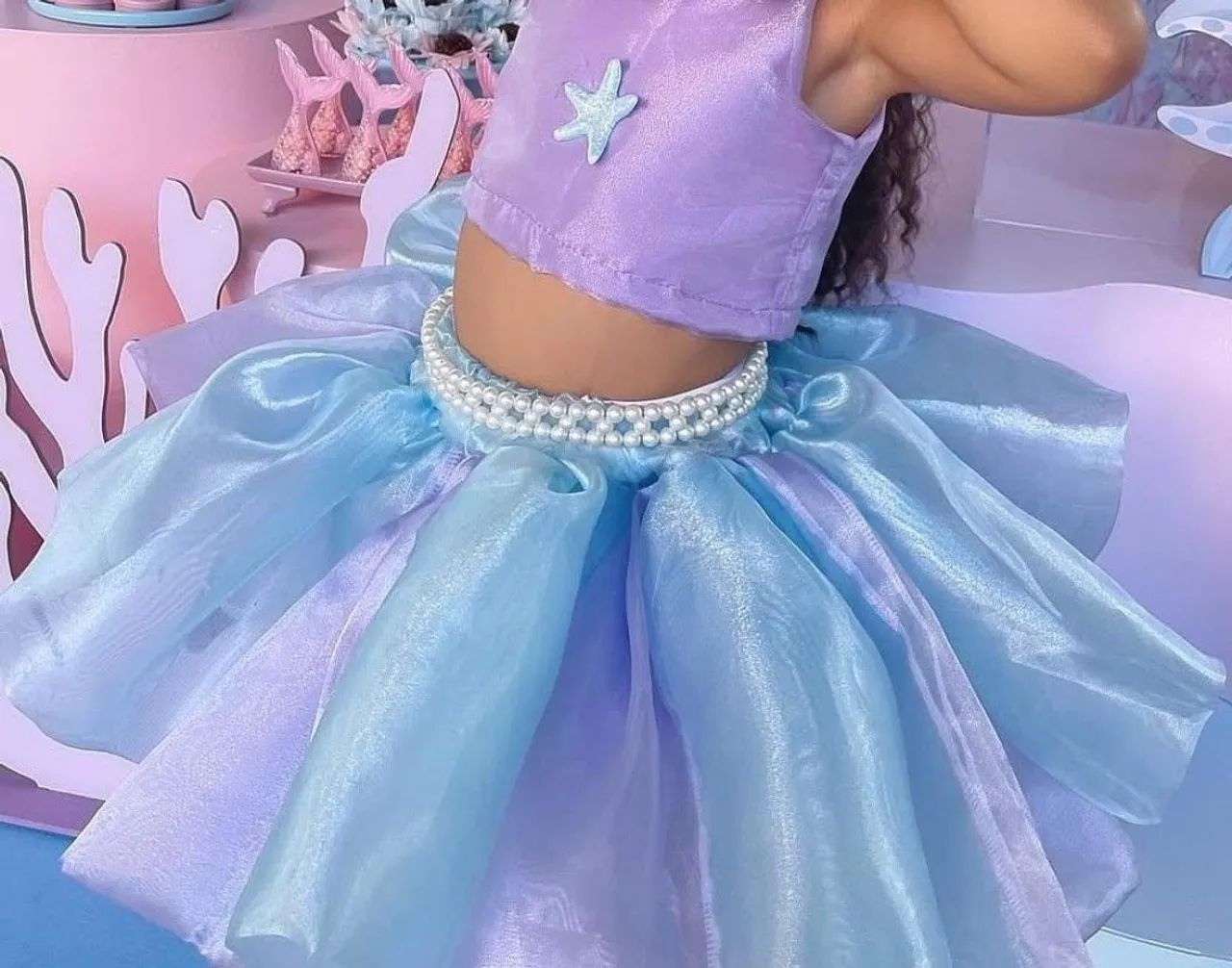 Conjunto sereia infantil 