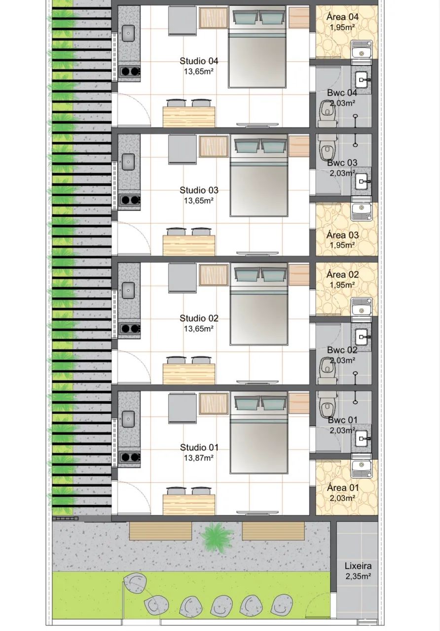 Studios próximos à UFPI - Foto 2