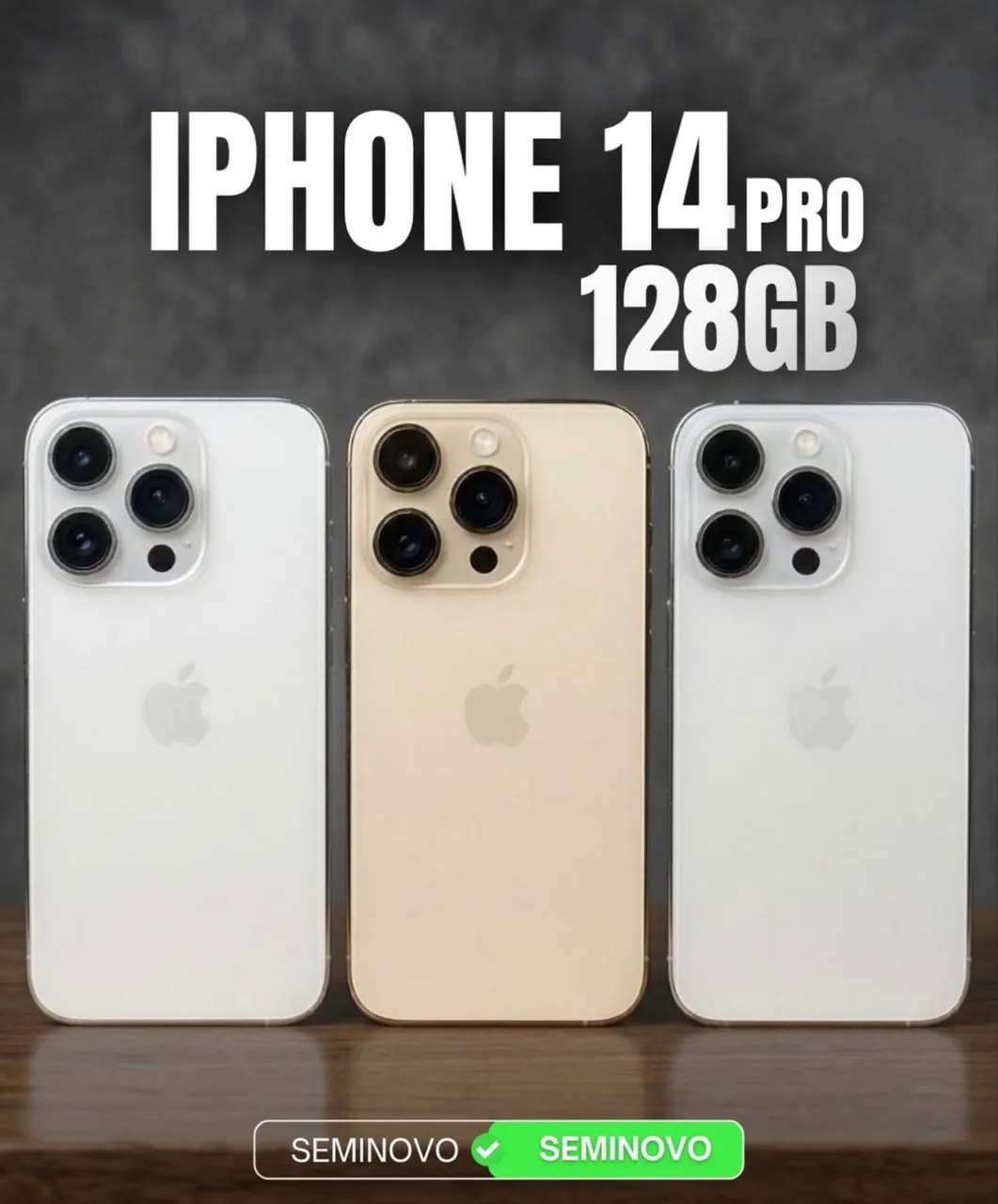 iPhone 14 Pro 128GB - Branco - Celulares e Smartphones